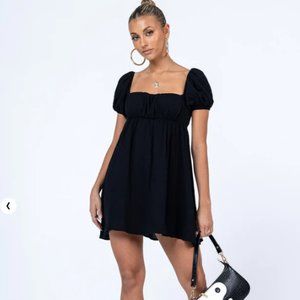 Princess Polly Let's Dance Mini Dress Black